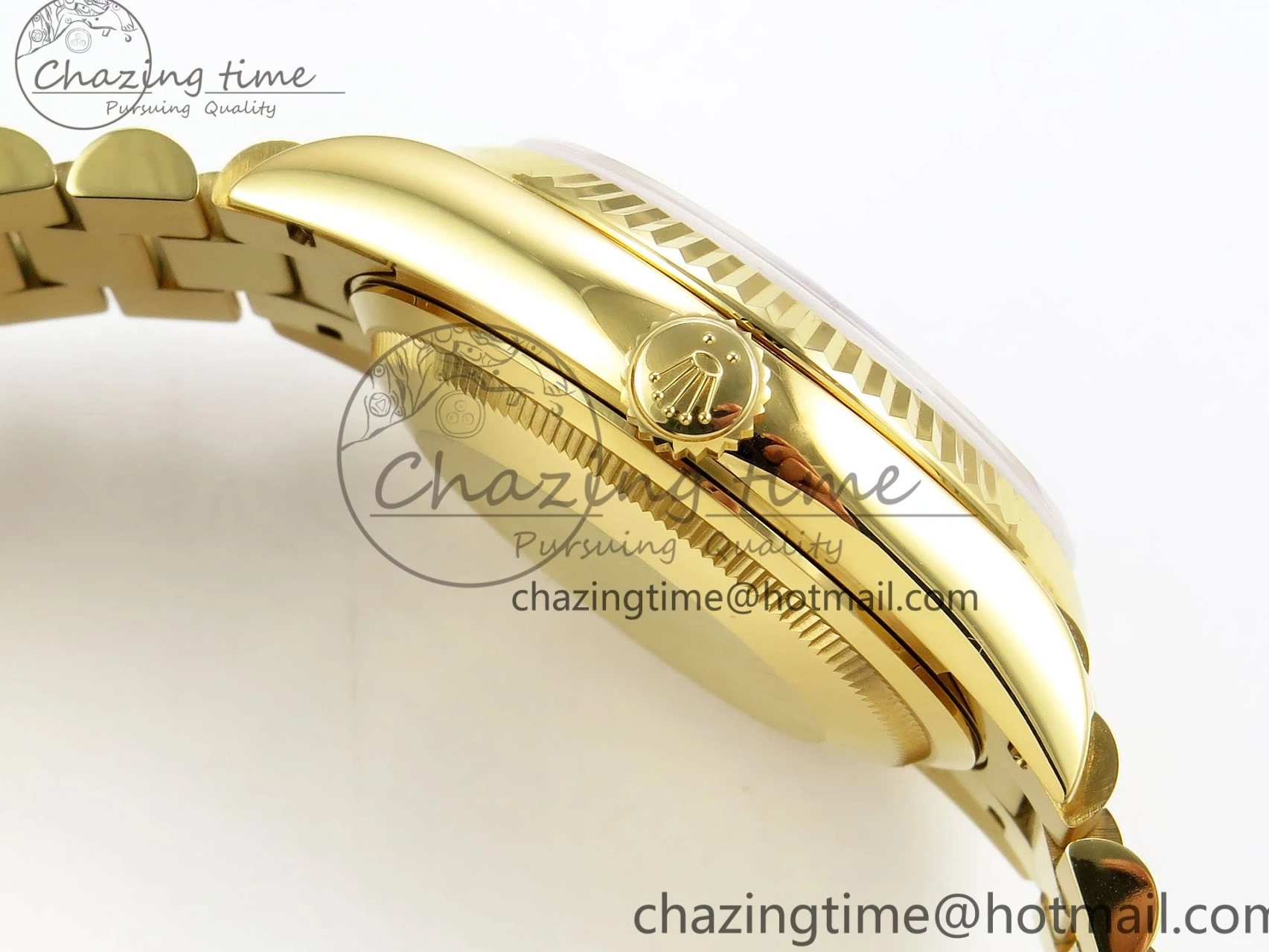 Dial 36 Green Edition YG Bracelet RAF YG Best on A2836 1:1 Date Stone Day Roman 0215